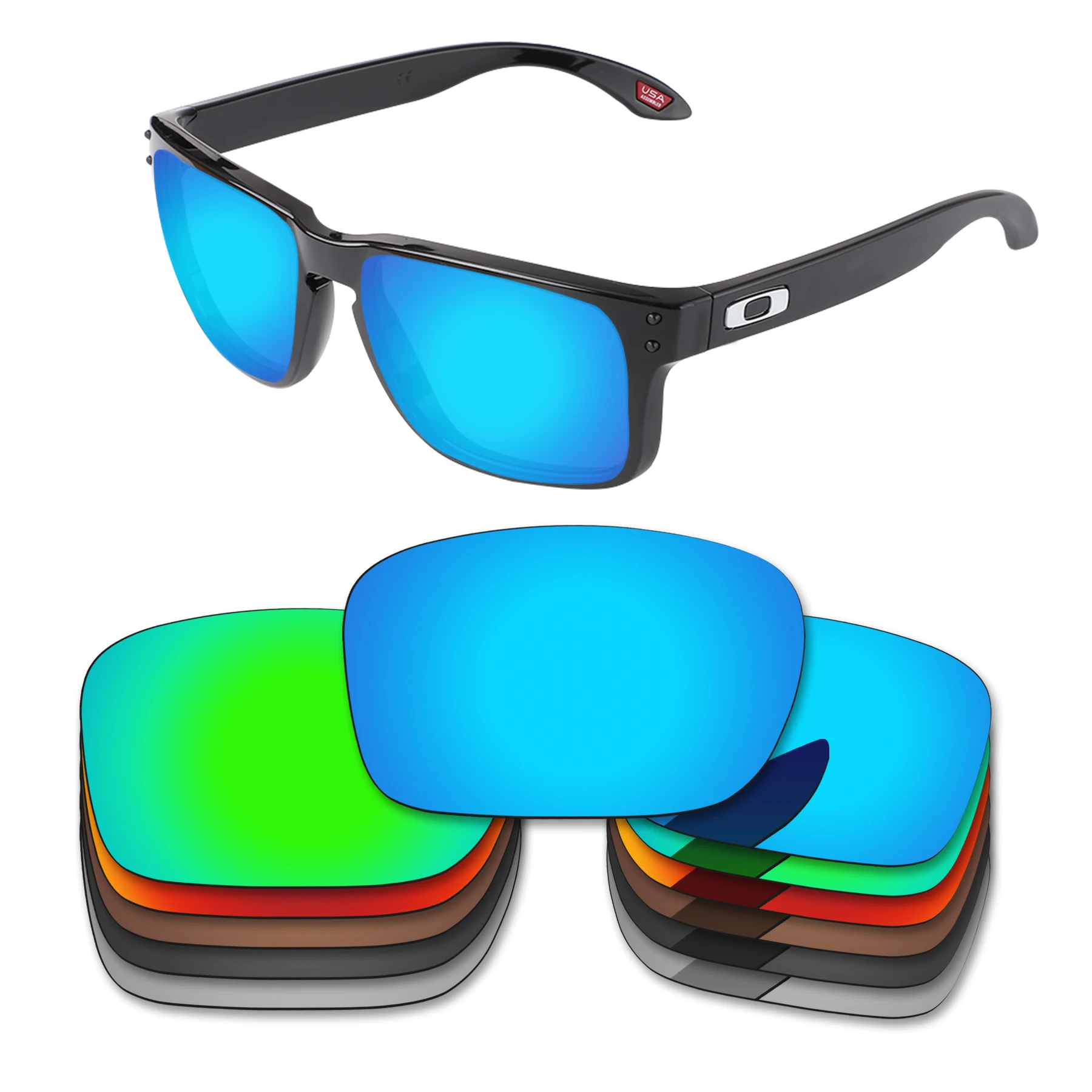 Bsymbo Replacement Lenses for-Oakley Holbrook XS OJ9007-53mm - Youth Fit Sunglasses Polarized - Multiple Options