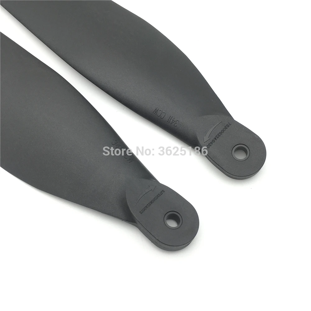 Original Hobbywing FOC folding carbon fiber plastic 3411 CW CCW propeller for the power system of X9 motor agricultural drone