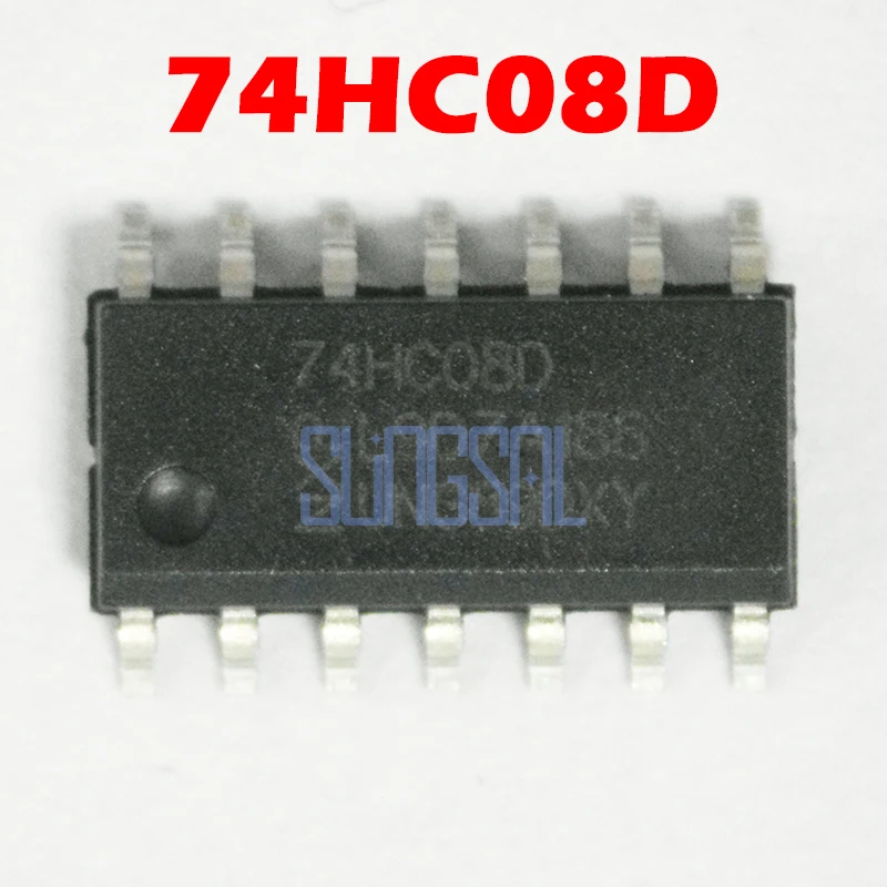 20pcs/lot  Original 74HC08D SOP14 74HC08 SN74HC08DR SN74HC08 Logic gate Quad 2-Input