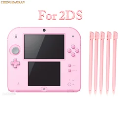 10pcs Pink Plastic Stylus Pen Screen Touch Pen For 2DS Game Console Touch Screen Stylus Pen For N2DS Blue Red