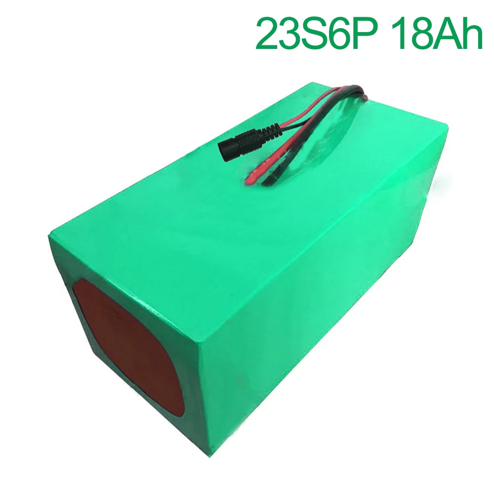 

84V 18Ah 23S6P 18650 Li-ion Battery electric two Three wheeled motorcycle bicycle ebike 210*170*140mm