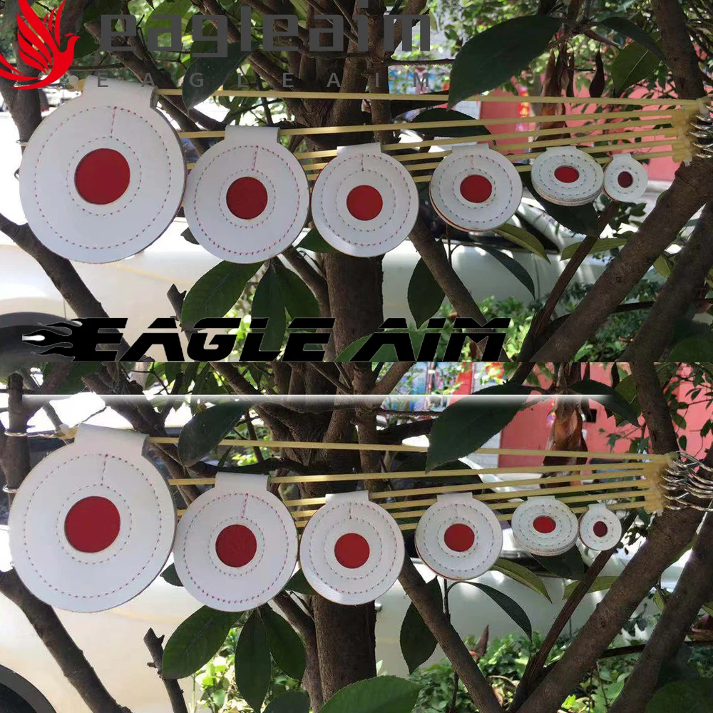 Three Layers Microfiber Targets 6PCS Target Sets Diameter 2cm,3cm,4cm,5cm,6cm,8cm Good for Slingshot Shooting Practice