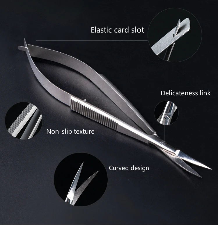 1pc STALEKS Expert 90-1 Stainless Steel Eyebrow Makeup Scissor Eyebrow Trimmer Special Scissors Make Up Beauty Tool