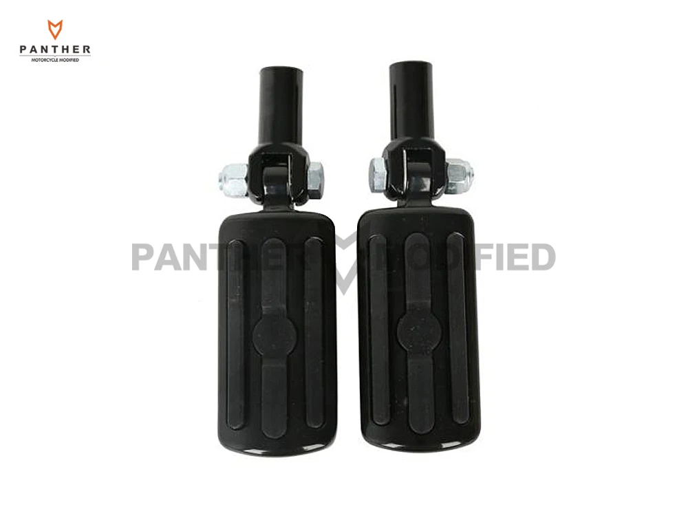 

Black Motorcycle Passenger Foot Pegs Supports Mounting Moto Foot Rest case for Harley Softail 2000 2001 2002-2006