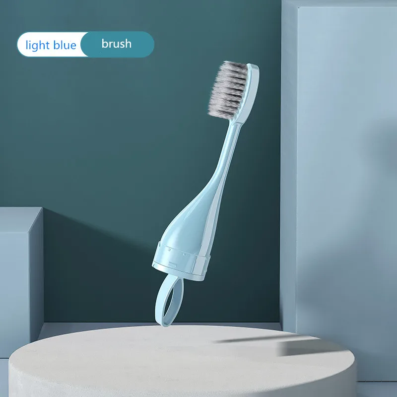 Brosse à dents pliante portable, ensemble de voyage, outils créatifs de nettoyage des dents, peut contenir du dentifrice, 1 pièce