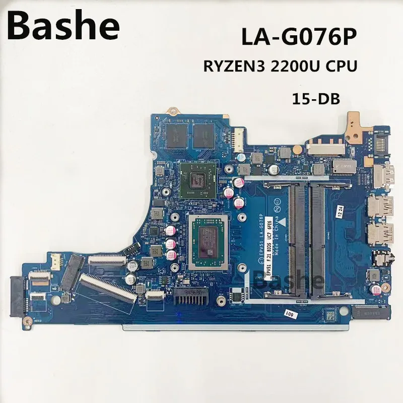 For HP 15-DB notebook motherboard Ryzen 3 2200U CPU independent graphics card LA-G076P 2GB complete full test