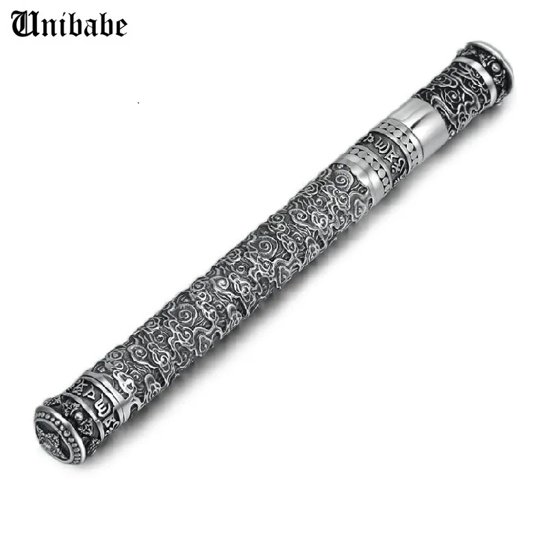 

Unibabe Pure Silver Sterling 925 Silver Retro Creative Ballpoint Pen S925 Jewelry (FGL)