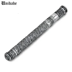Unibabe Pure Silver Sterling 925 Silver Retro Creative Ballpoint Pen S925 Jewelry (FGL)
