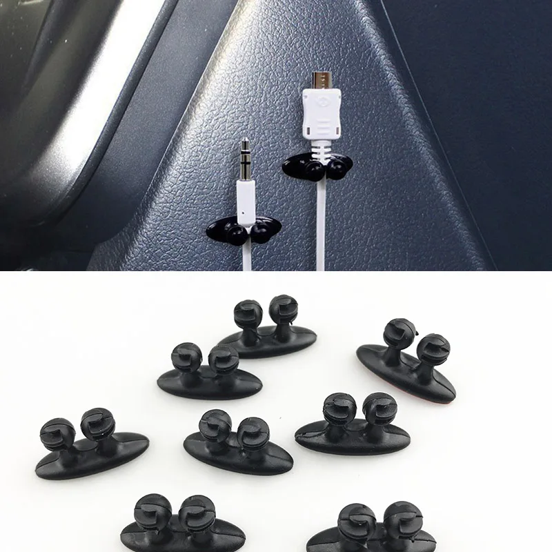 8 шт. автомобильные фиксаторы проводов и кабеля для Mitsubishi ASX/Outlander/Lancer Evolution/Pajero/Eclipse/Grandis