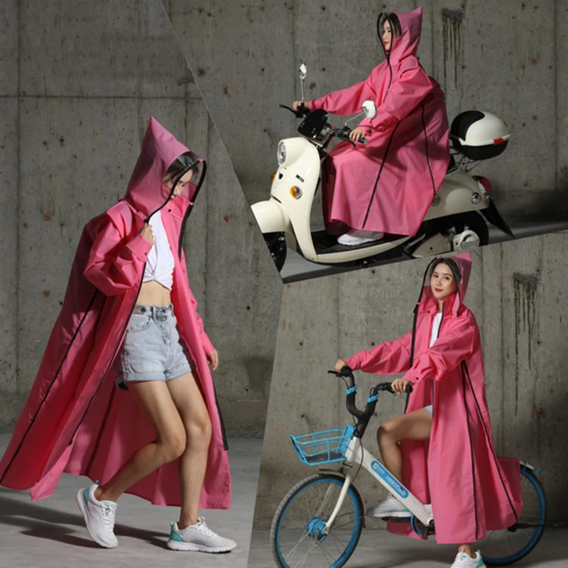 Poncho de lluvia con capucha, cortavientos impermeable para mujer, impermeable para hombre, ropa de lluvia negra, cubre chaqueta de lluvia EVA,