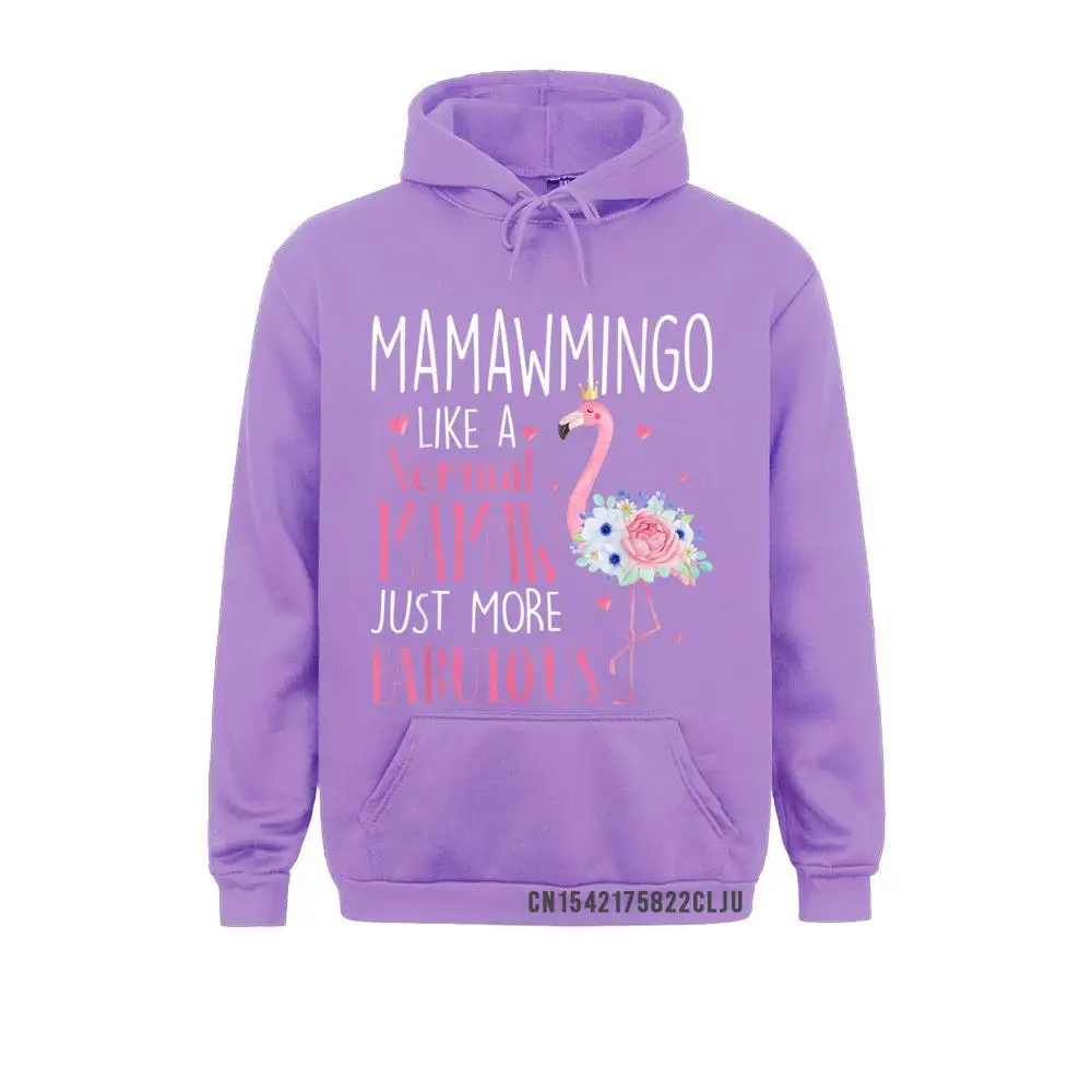 2021 Flamingo Mamawmingo Like A Normal Mamaw Gifts Funny Grandma Warm Men Sweatshirts Women Hoodies Long Sleeve Hoods