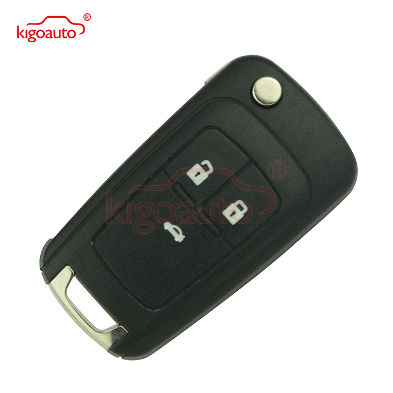 Kigoauto Cruze Flip Remote Key 2010 2011 2012 2013 2014 3 Button 433 Mhz For Chevrolet Car Key With ID46 Chip