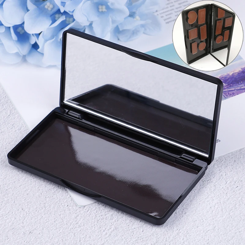 1pc Grids Pots Beauty Glazed Empty Magnetic Eyeshadow Palette Glitter Makeup Dispensing Box