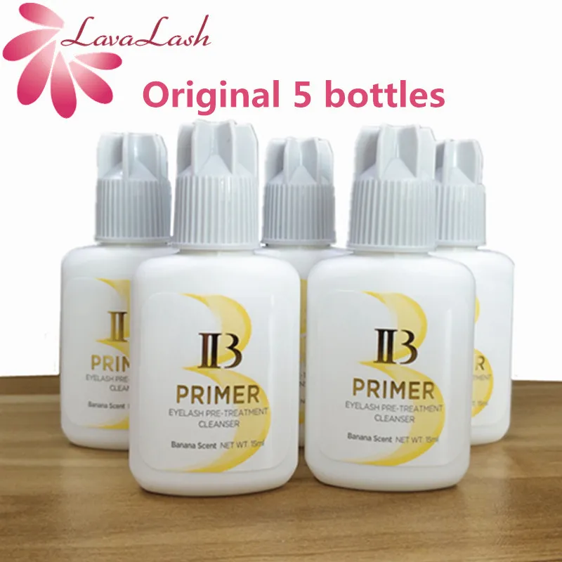 Professional 5 bottles/lot ibeauty Eyelash Extensions Glue clear Primer for Eyelash Application From South Korea 15ml/bottle