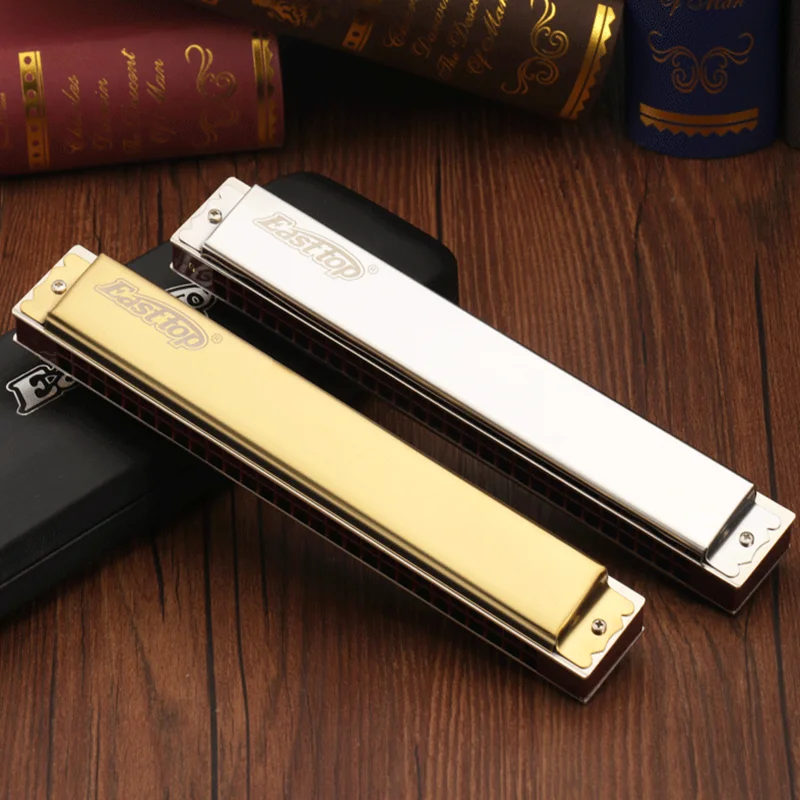 Tremolo Harmonica T28 Tremolo, Mouth Ogan, Musical Instrument, Armonica, Woodwind, Harp, 28 Holes, 12 Key Set