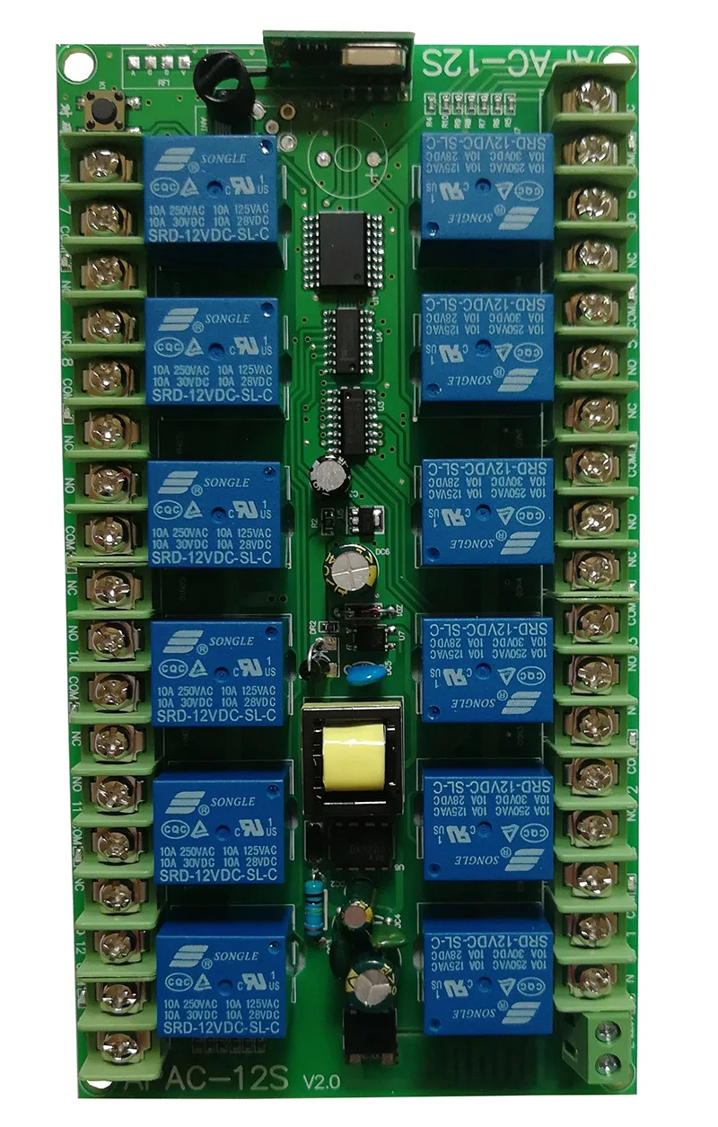 Imagem -05 - Controle de Rádio sem Fio 12ch Ac220v 3000m Canal 12ch Receptor Controle Remoto rf sem Fio Sistema de Guindaste de Viagem Aéreo Mais Transmissor