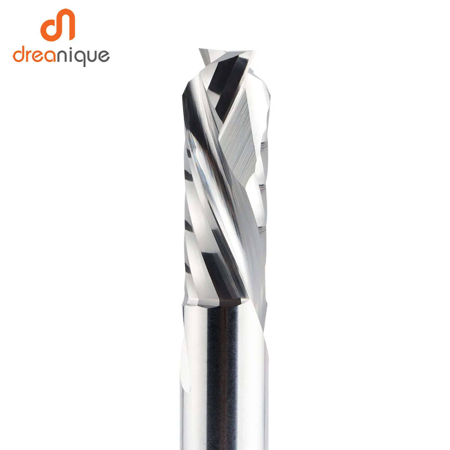 Up and Down Espiral Carbide Milling Tool, CNC Router, Compressão Madeira, End Mill Cortador Bits, Carpintaria, 2 flautas