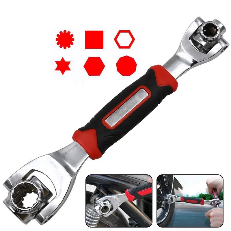 48-in-1 Tiger Schlüssel Hand Tools Sockel Arbeitet Mit Spline Schrauben Torx 360 Grad 6-Punkt universial Möbel Auto Reparatur Spanner