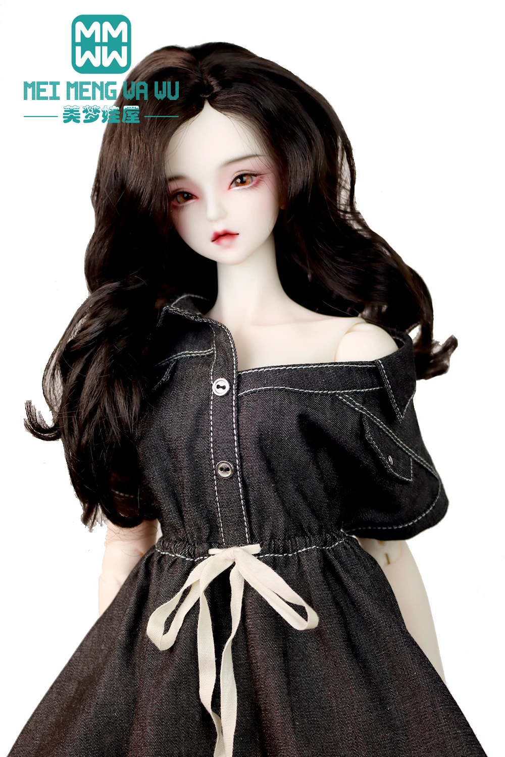 

BJD Doll clothes Fashion denim dress for 58-60CM 1/3 BJD toys Spherical joint doll Smart dolls