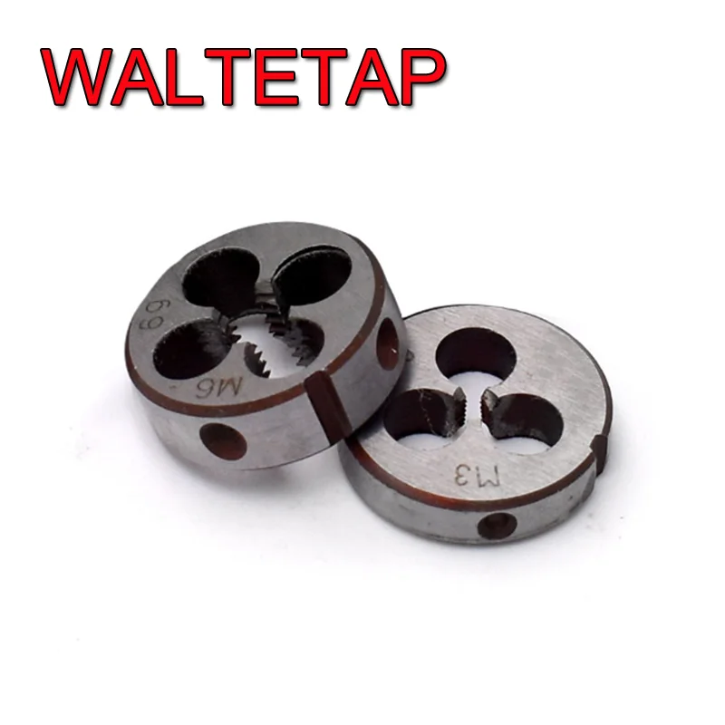 WALTETAP HSS Thread Round Die UNC UNF 7/16 1/2 9/16 5/8 11/16 3/4 Threading Dies Tool