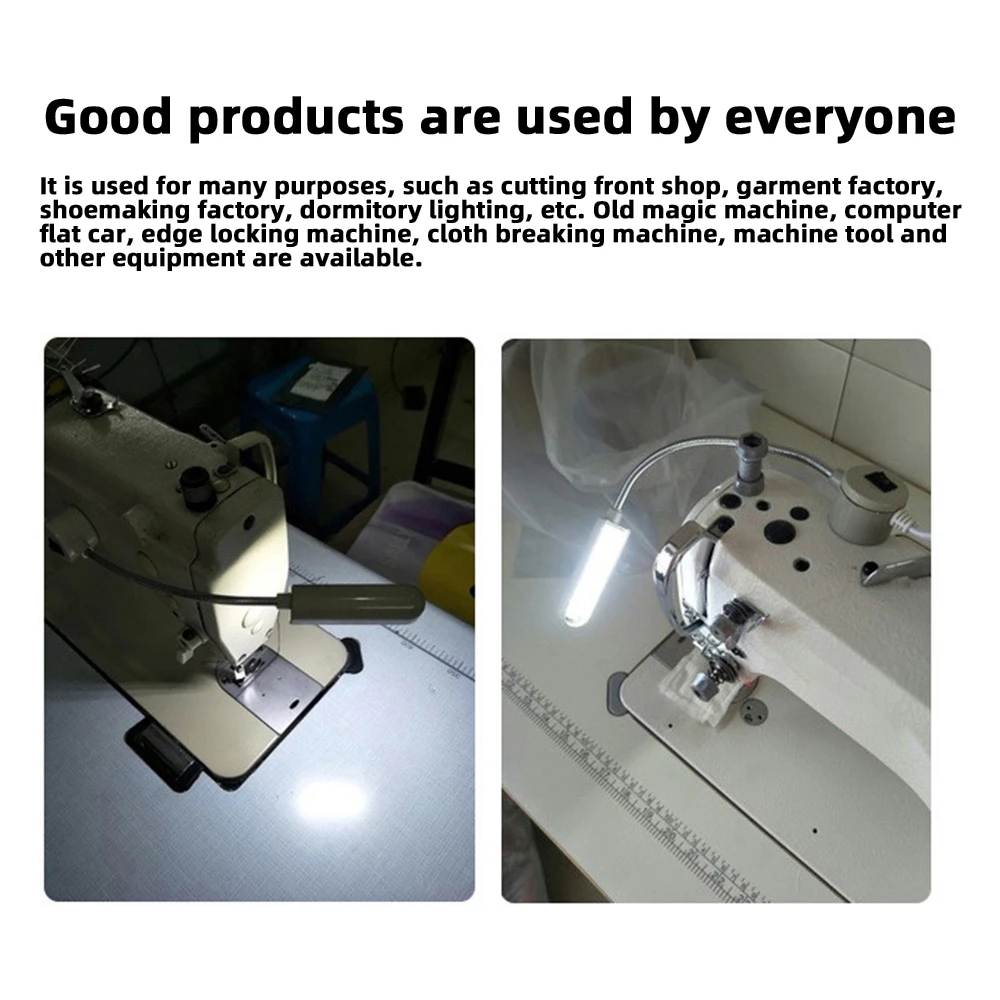 30 LED Sewing Machine Lamp LED Lights Multifunctional Flexible Work Lamp Magnetic Sewing Light for Drill Press Lathe