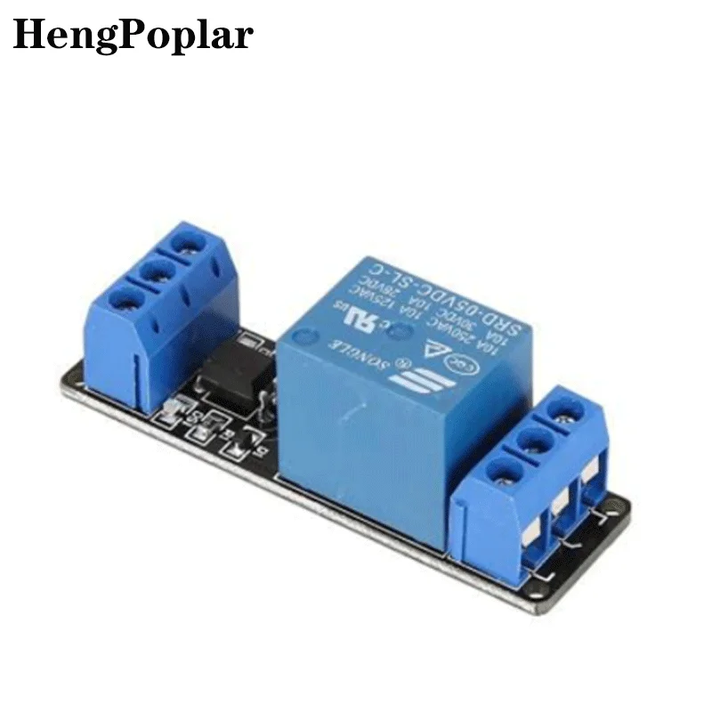 

100pcs 1 way electromagnetic relay module optocoupler isolation low level trigger PLC control drive board 5v diy electronics