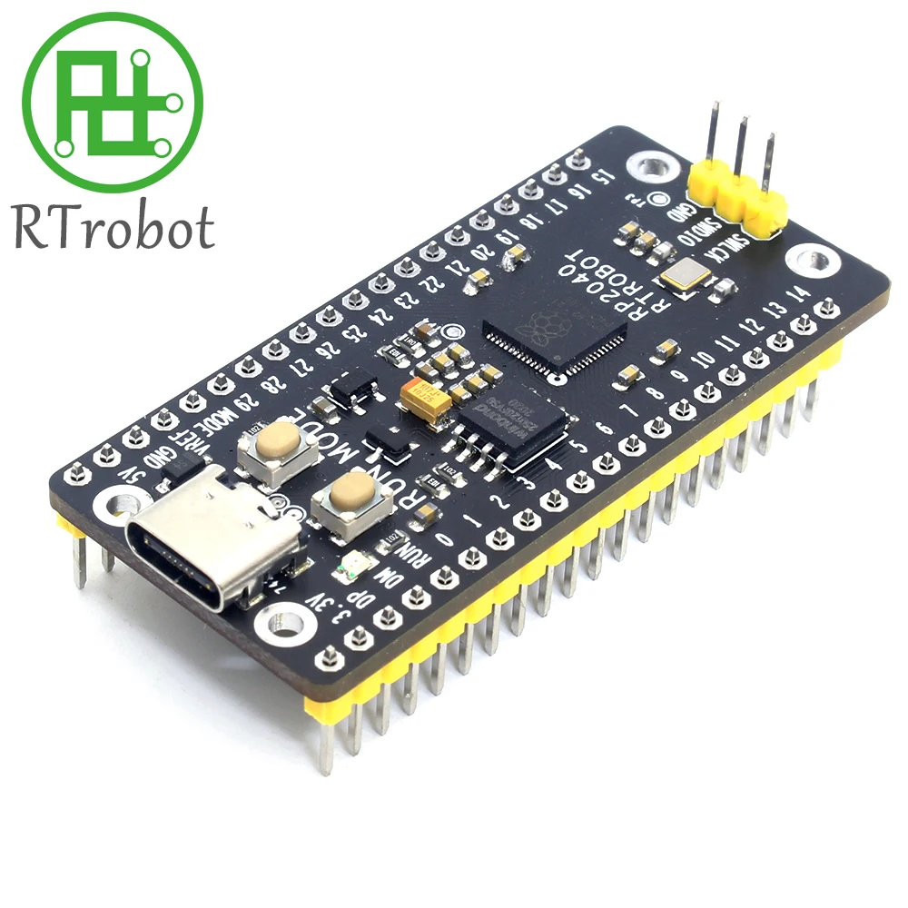 Compatible Raspberry Pi Pico Development Board A Low-Cost High-Performance Microcontroller Board RP2040 Cortex-M0+ Dual-Core ARM