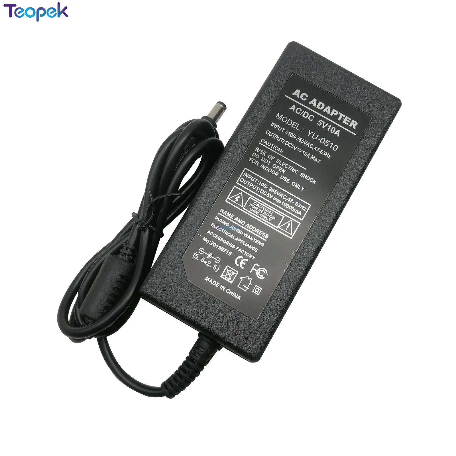 5V LED Power Supply 5A/6A/8A/10A Switching Adapter For WS2812B WS2811 SK6812 WS2801 Led Strip Lights/Security Cameras/Video