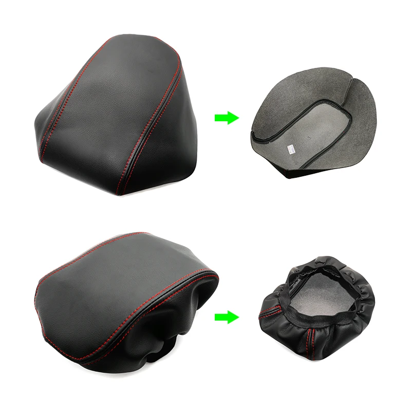 Soft Leather Armrest Cover For Hyundai Sonata 2004 2005 2006 2007 2008 Interior Center Console Lid Armrest Box Cover Trim