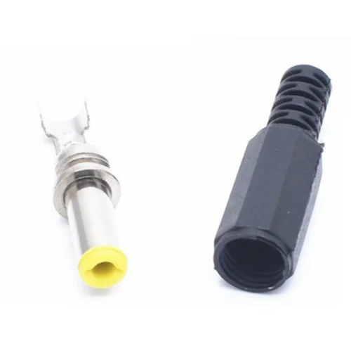 DC 5.5*2.1MM Power Plug Connectors Male Socket Jack Plug Wire Terminals Adapter