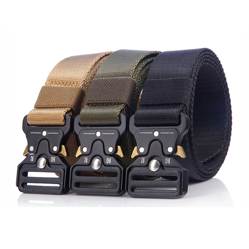 32mm Width Tactical Belts Quick Release Buckle Quick Release Belt Sports Men And Women Belt Unisex Soft Waistbands