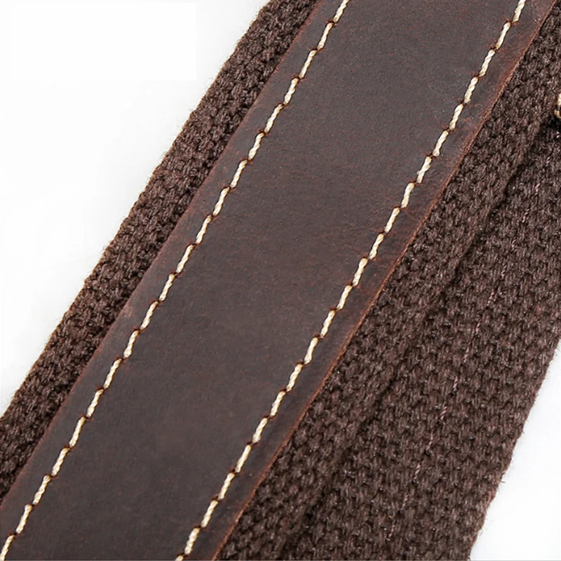 High Quality Crazy Horse Leather Shoulder Strap Genuine Leather Straps For Travel Bag Briefcase Bag strap for Handbags