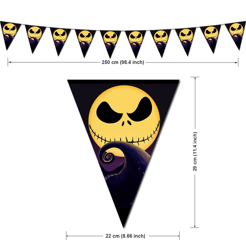 Nightmare before Christmas Birthday Party Decorations Game Sally Theme Supplys Banner Cups