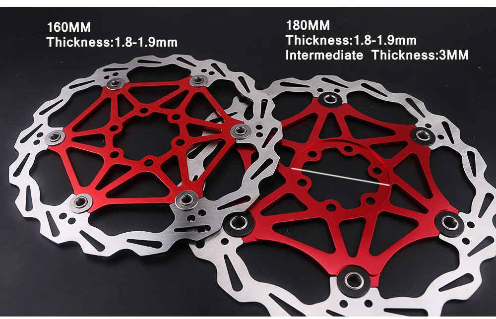 Disc Brake Rotors DH Ultralight Floating Disc Pads 160mm 180mm 6/7 inches for MTB Bicycle parts components IIIPRO Bike