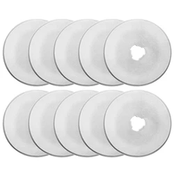 10pcs 45mm Circular Cutting Rotary Cutter knife Patchwork Fabric Leather Refill Blades Arts Crafts Sewing Quilting Tool