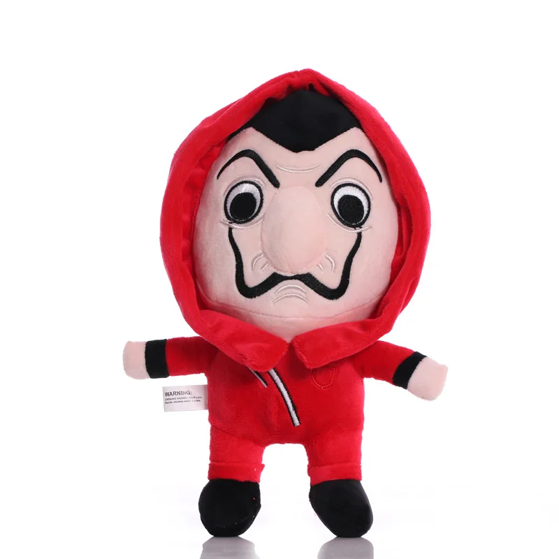 

25cm La Casa De Papel Money Heist Plush Toy Paper Money House Doll Plush Toy Paper House for Children Birthday Christmas Gift