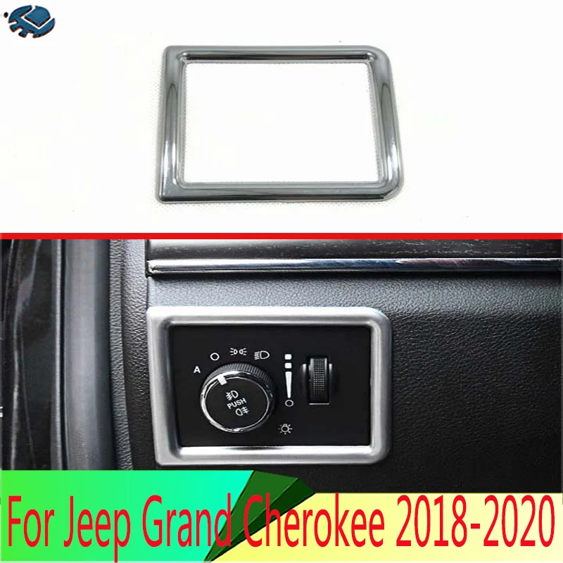

Аксессуары для стайлинга автомобилей Jeep Grand Cherokee 2018-2020, хромированная панель управления из АБС-пластика, панель управления