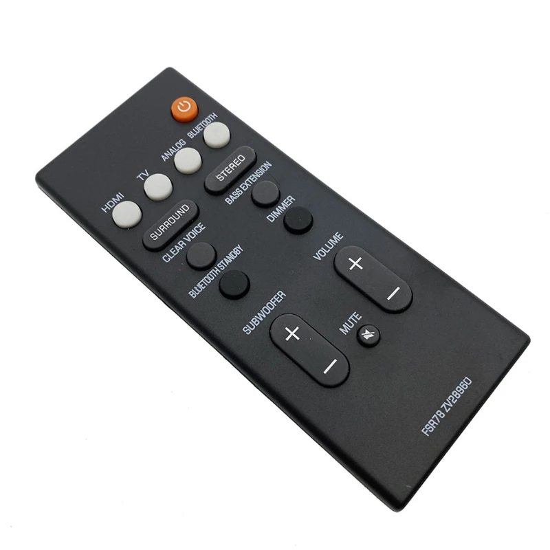 2024 New Remote Control FSR78 ZV28960 For Yamaha Front Surround System YAS-106 YAS-207 ATS-1060 YAS-107 ATS-1070 Control Speaker