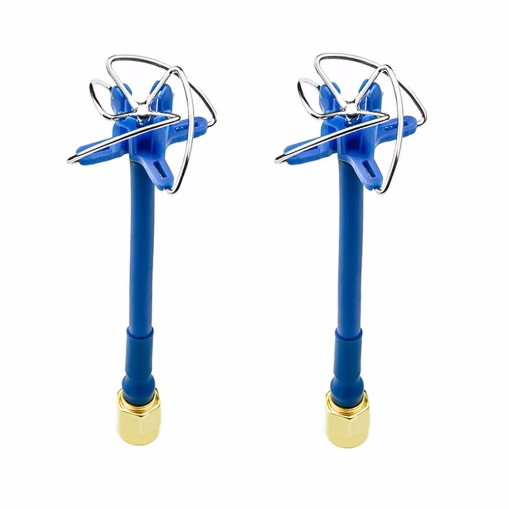 AKK ARL0/ARL1/ABL0/ABL1 5.8G 5DBi FPV High Gain Four Leaf Clover Antenna for TX/RX SMA Male and RP-SMA Male