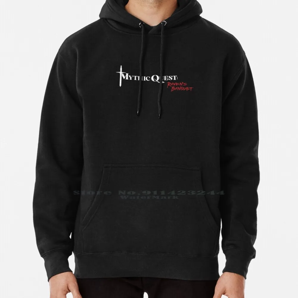 

Mythic Quest : Raven's Banquet Hoodie Sweater 6xl Cotton Who Masked Man Mythic Quest Raven Banquet Rob Sunny Gamer Mmo Games