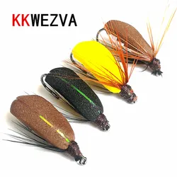 KKWEZVA 20pcs fishing fly lures insect dry floating type insect similar to artificial fly bait Trout bait fishing Tackle