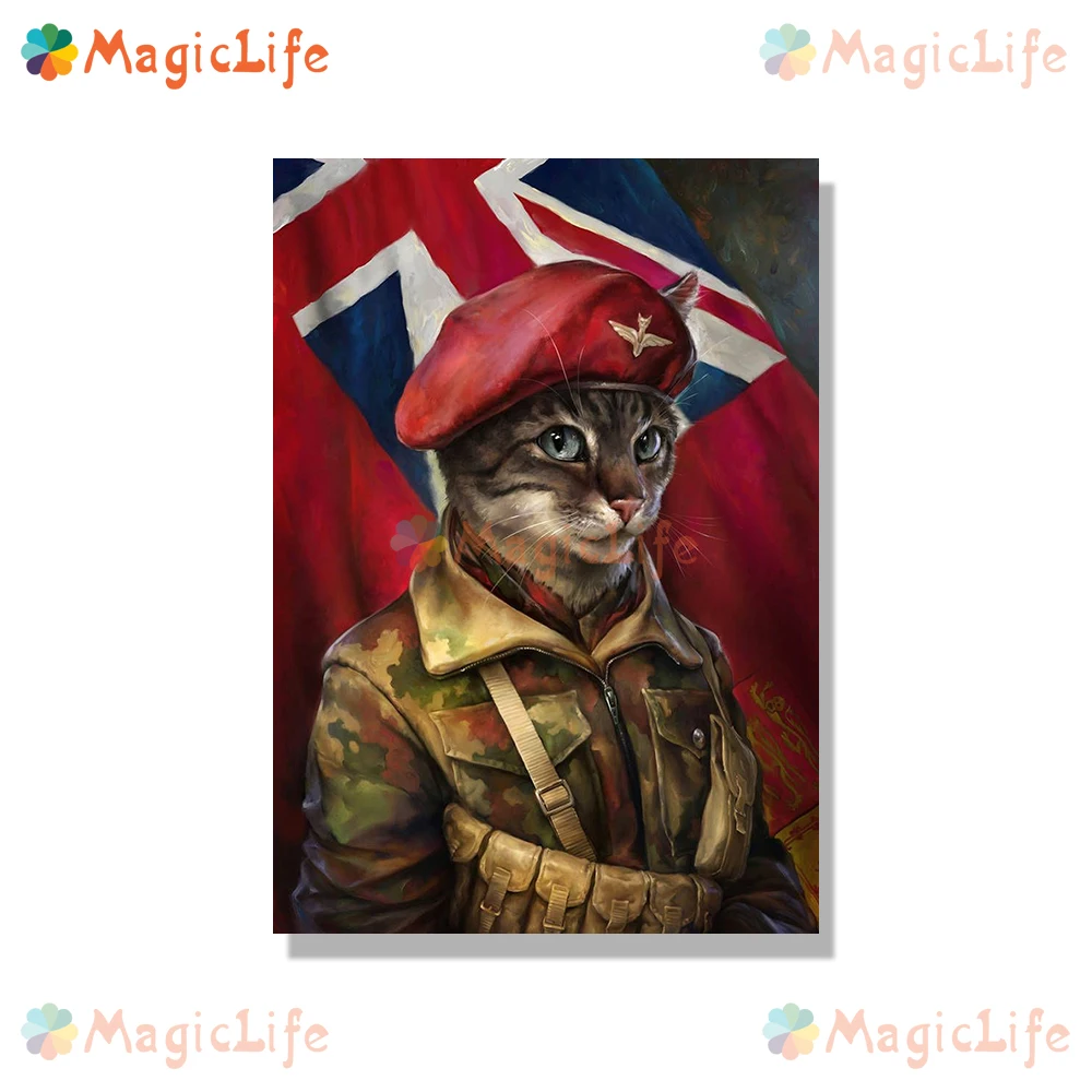 

Custom Pet Photo Posters Animals Vintage Dog Poster Gift Wall Art Canvas Painting Wall Pictures For Living Room Decor Unframed