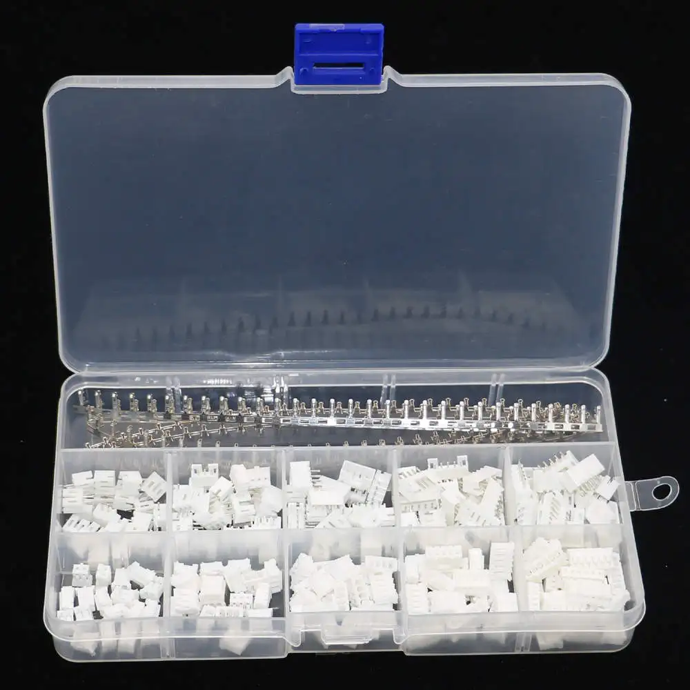 350Pcs XH2.54 2P 3P 4P 5P 6 Pin 2.54Mm Terminal Kit/Perumahan/Pin Header JST Connector Wire Konektor Adaptor XH Kit