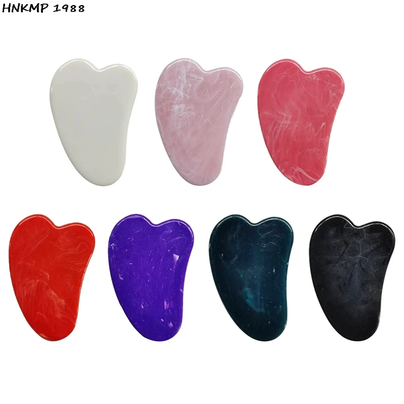 Natural Jade Gua Sha Scraper Board For Face Neck Skin Lifting Wrinkle Remover Beauty Care Massage Rose Quartz Jade Guasha