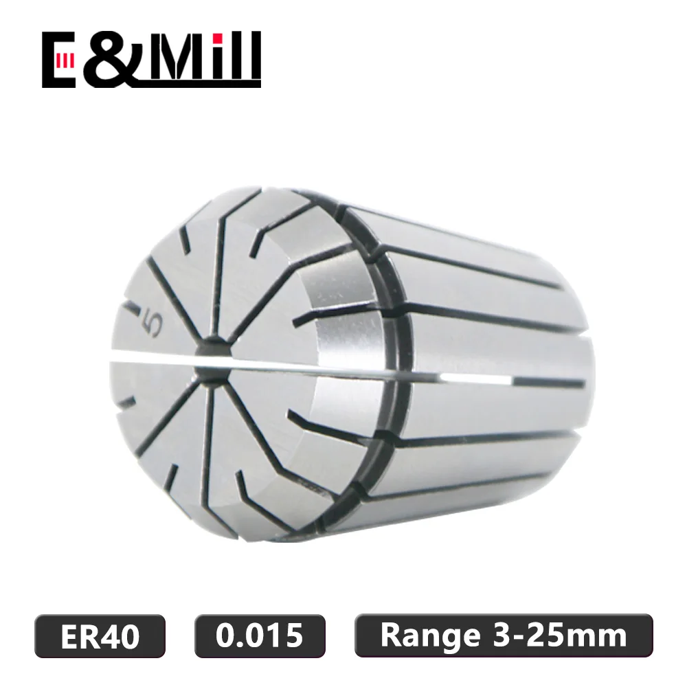 

1PCS ER Collet Chuck ER40 3~26mm Precision 0.015 For CNC Milling Tool Holder Engraving Machine Lathe Mill Spring Chuck ER40 nut