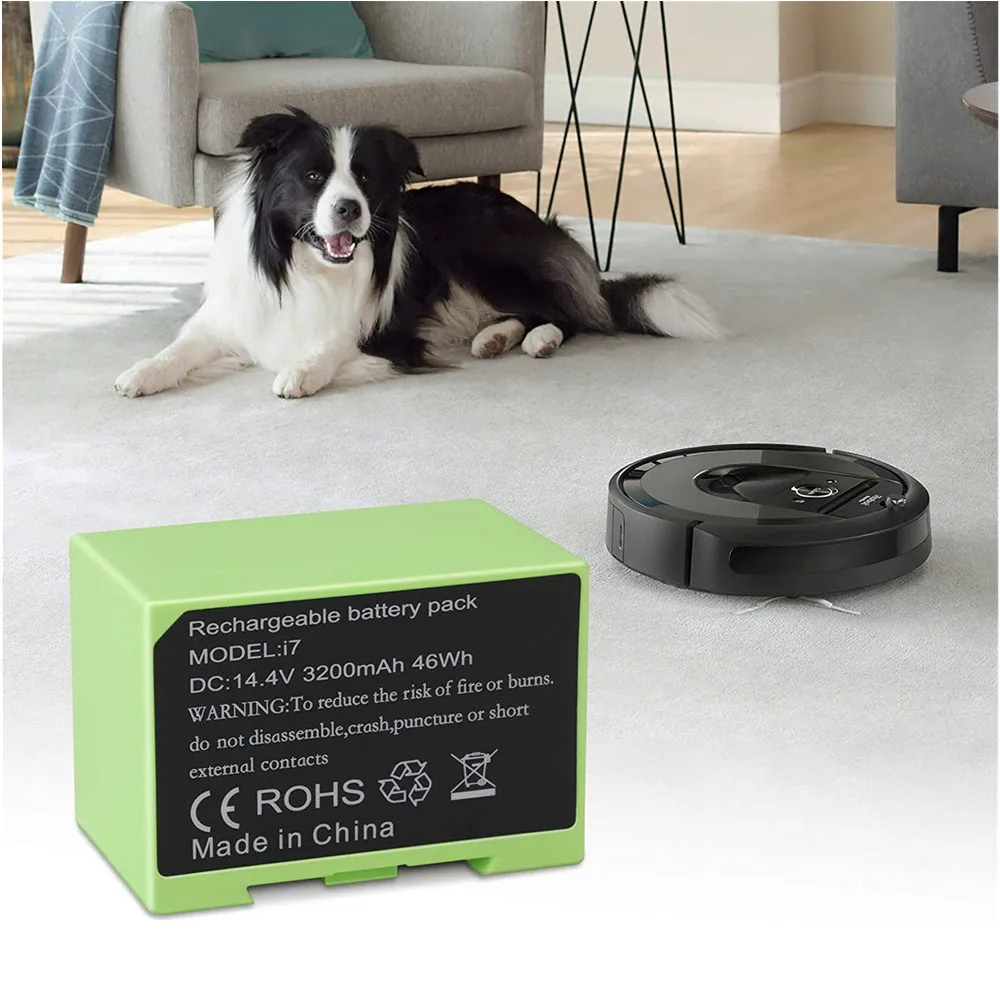 I7 14.4v 3200mah i7バッテリー交換アイロボットルンバeとiシリーズi7 + e5 7150 7550 i3 3150 i3 + 3550 i4 4150 i4 + 4624864