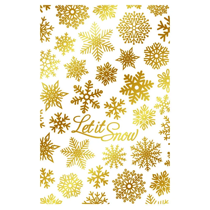 

Let it Snow Snowflake Plates Hot Foil Plate for DIY Scrapbooking Embossing Paper Cards Making Crafts Supplies 2020 New Arrival