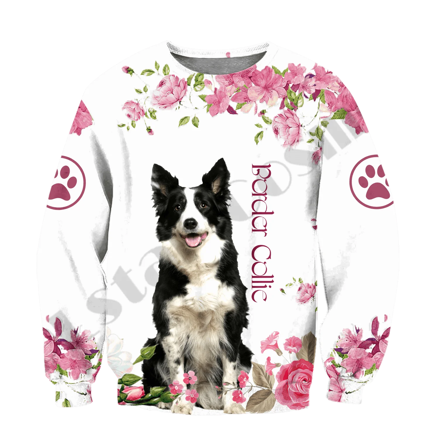 PLstar Cosmos 3Dprinted Newest Border Collie Pet Dog Harajuku Casual Streetwear Unique Unisex Hoodies/Sweatshirt/Zip Style-7