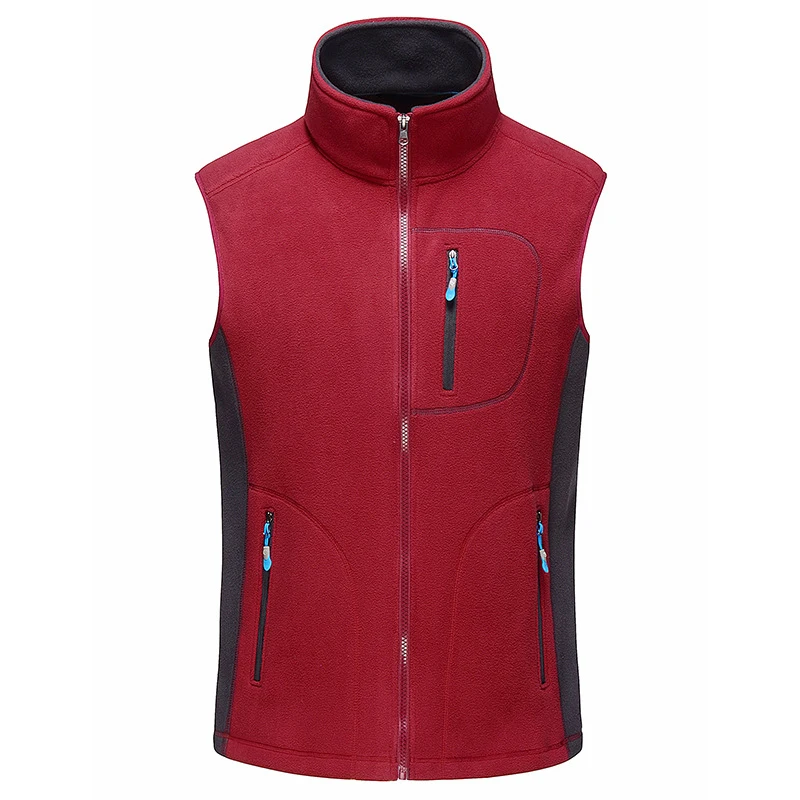 DIMUSI Winter Mens Fleece Vests Male Thick Warm Waistcoats Casual Outwear Thermal Softshell Vests Man Sleeveless Jacket Clothing