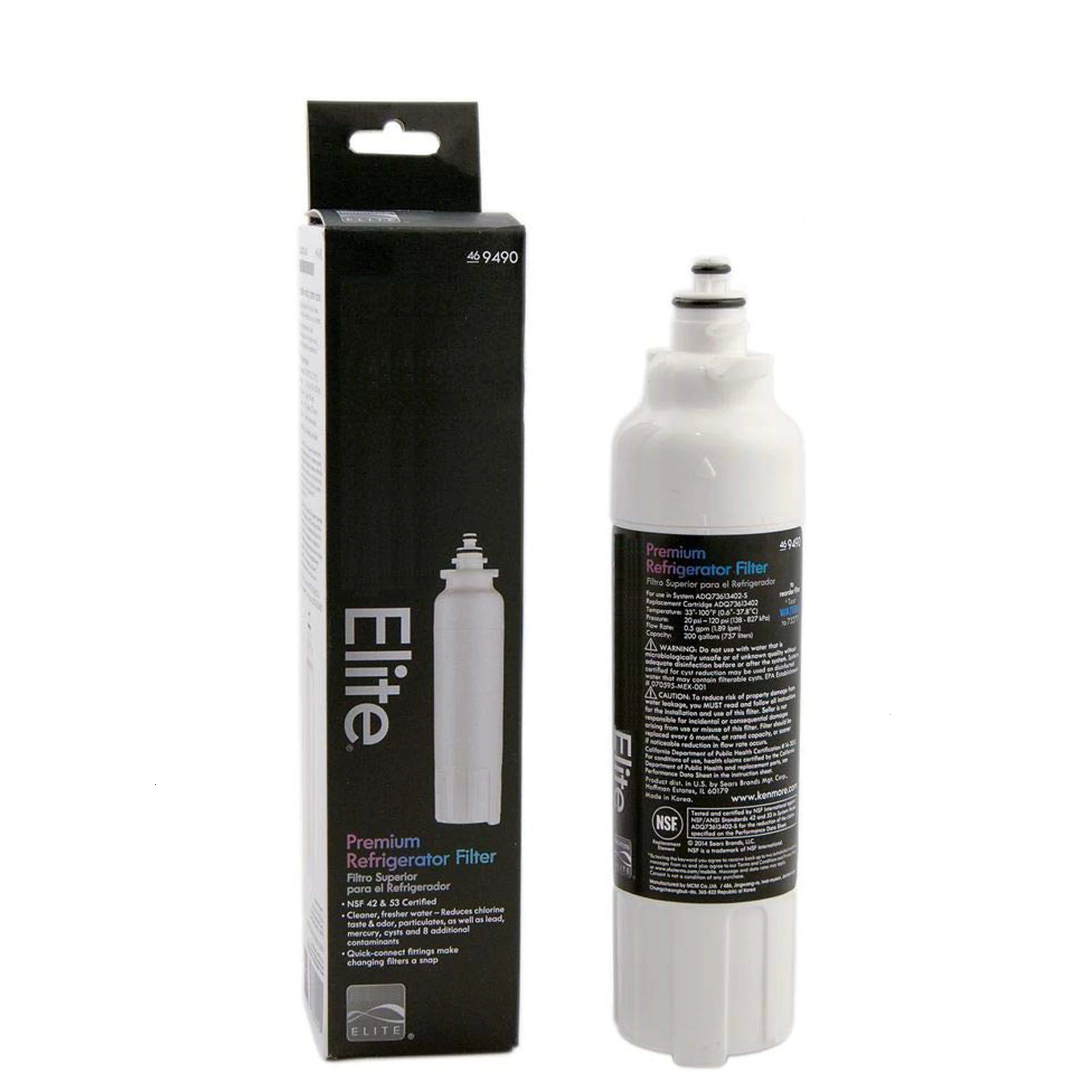 Nieuwe Collectie Compatibel Met Kenmore Elite 9490 /ADQ73613402 200 Gal. Water Filter Cartridge Replacement1 Stuk